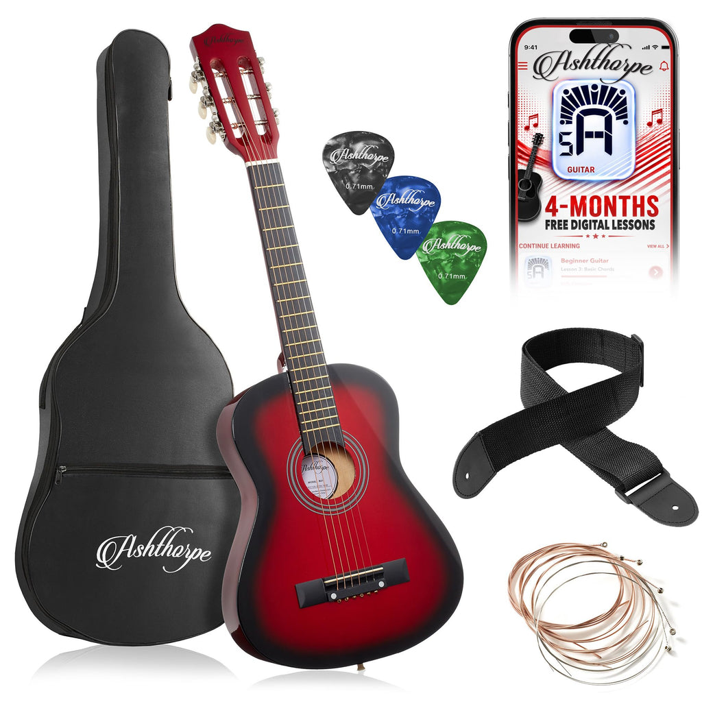 30-inch Kids Acoustic Guitar Beginner Kit with Gig Bag F82488