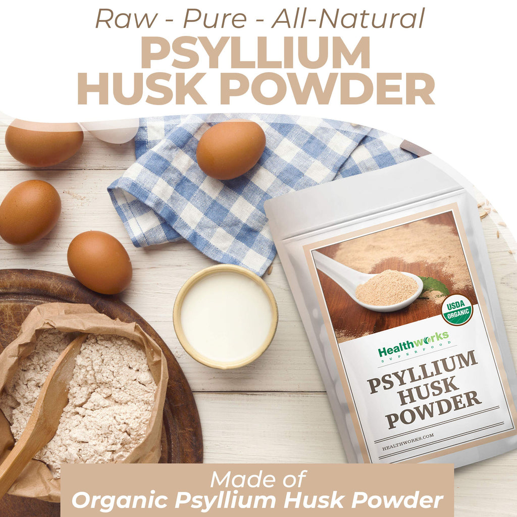 Organic Psyllium Husk Powder 2 lb T801