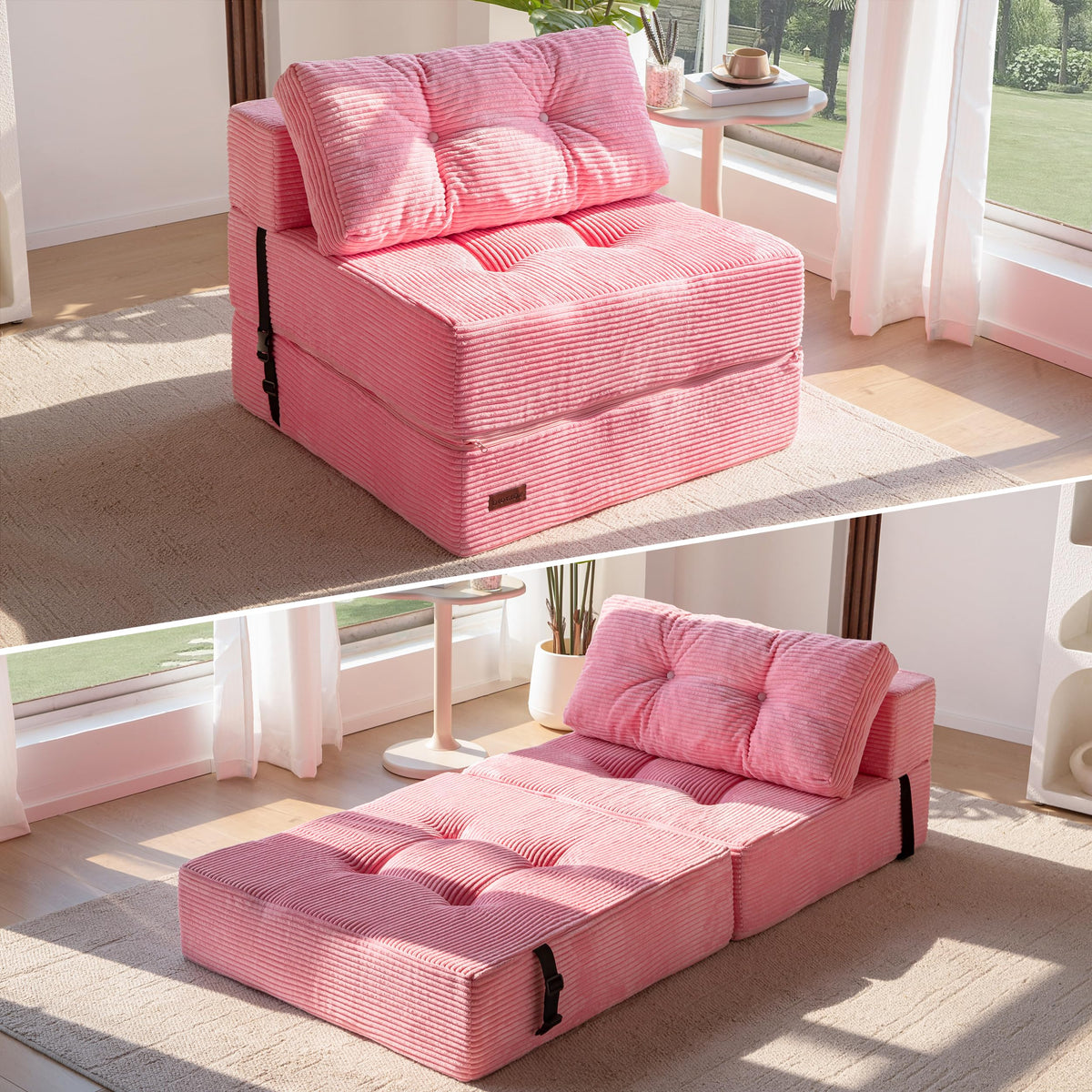 Folding Sofa Bed with Pillow B12440