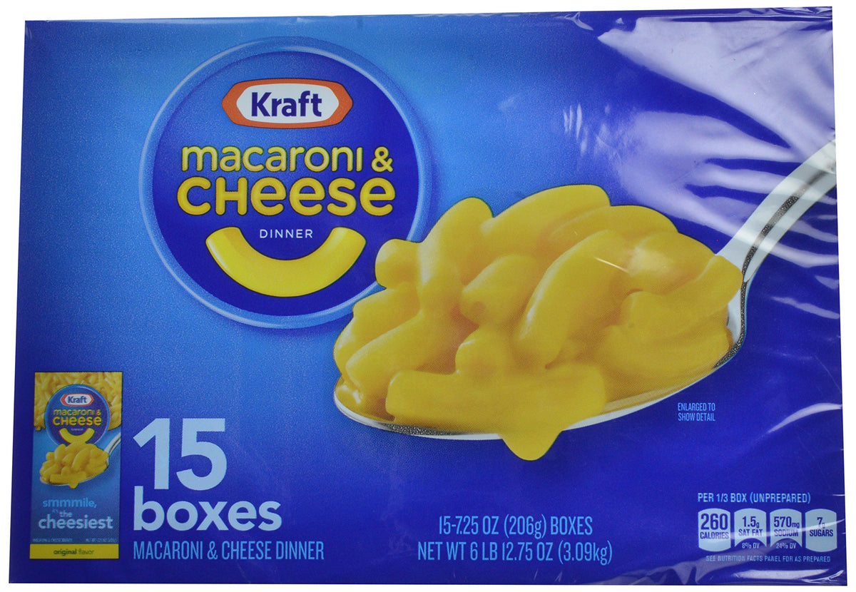 Macaroni & Cheese Dinner 7.25 oz 15 Pack H938